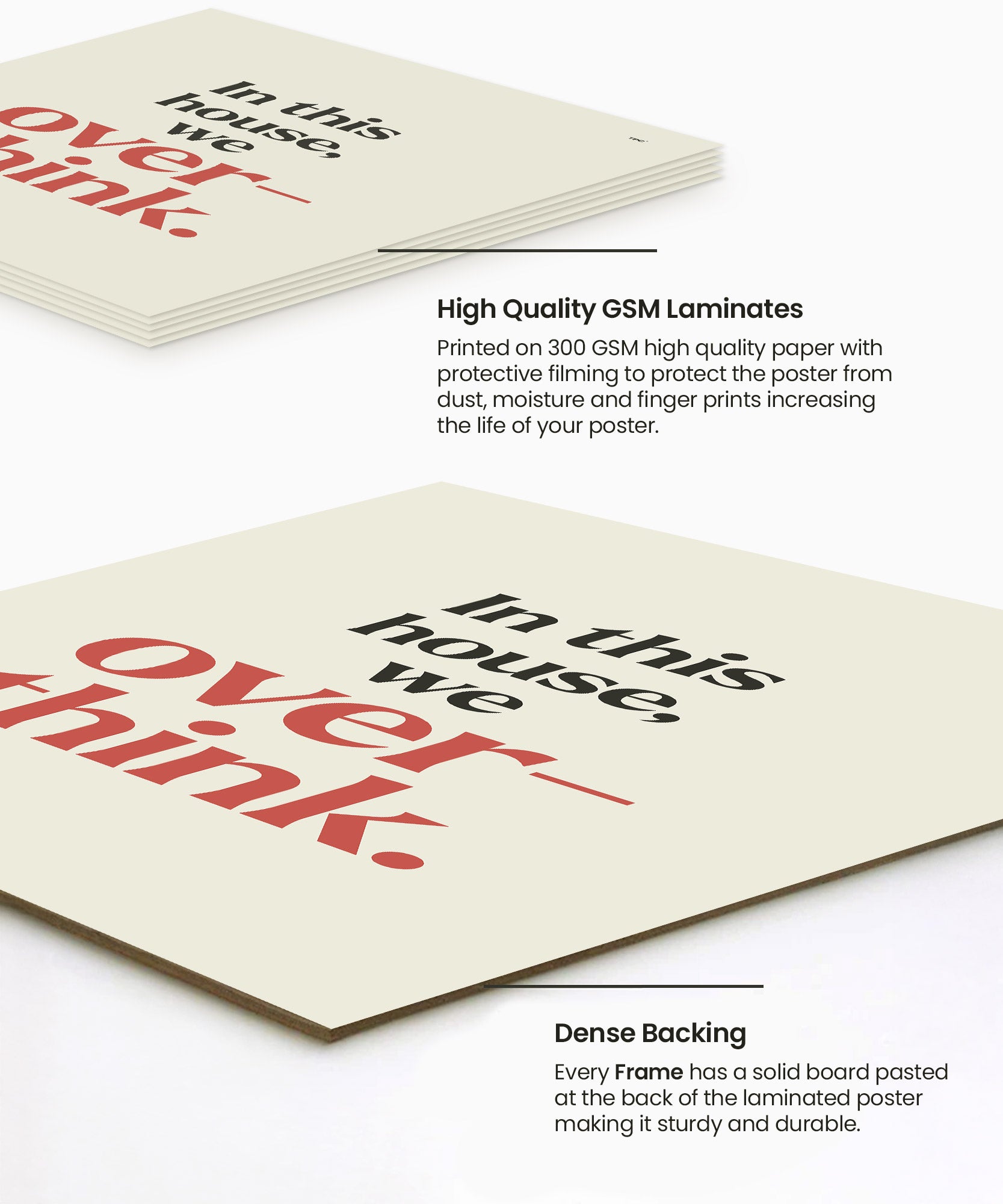 We Overthink Poster